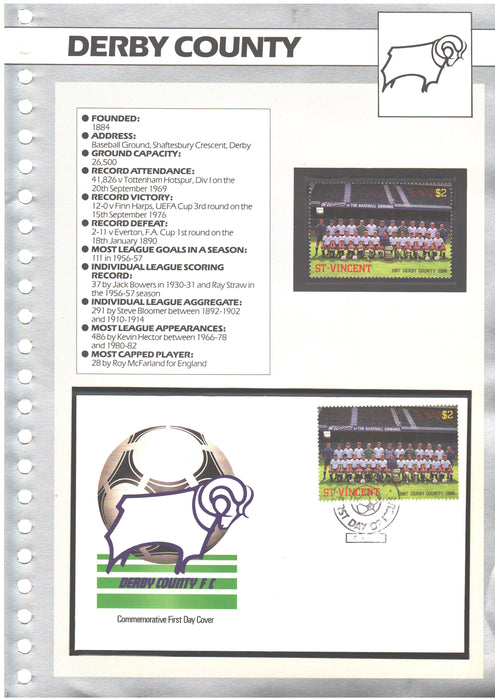 Sport Soccer set FDC Premier League - (TIP F)