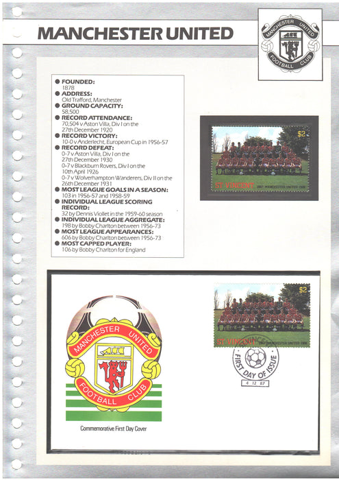 Sport Soccer set FDC Premier League - (TIP F)