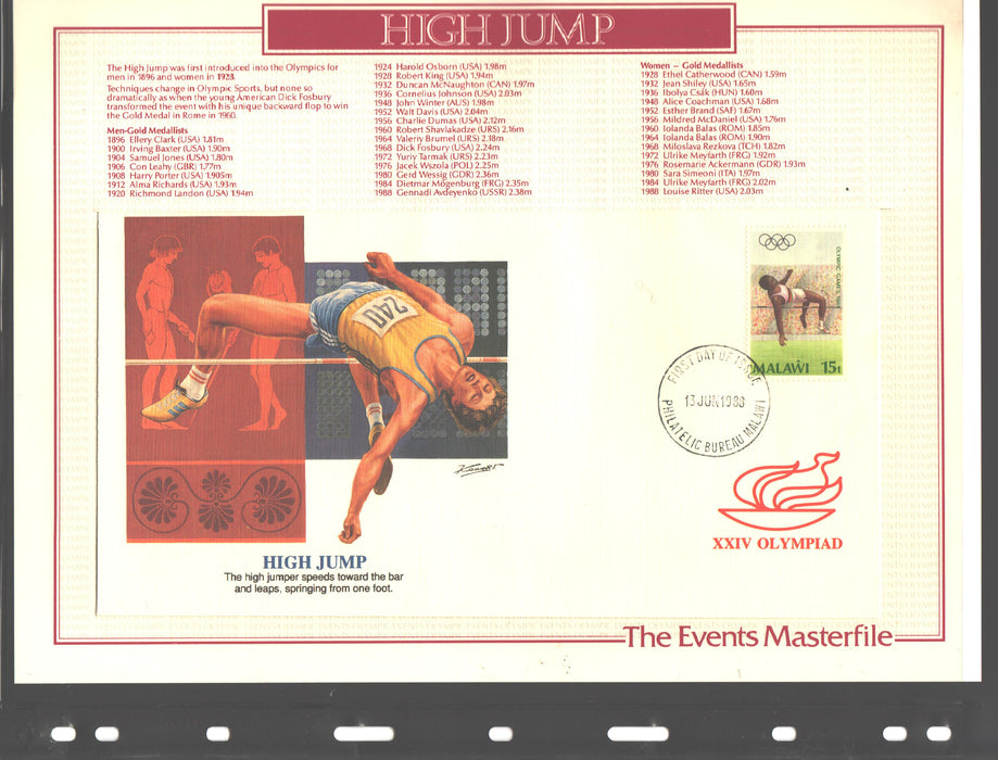 Olympic Sports Two superb albums 65 FDCs some autographs and coins - (TIP F)