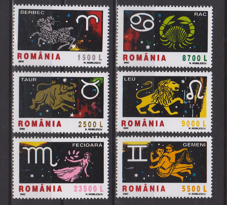 Romania 2002 Semnele zodiacului II (TIP A)