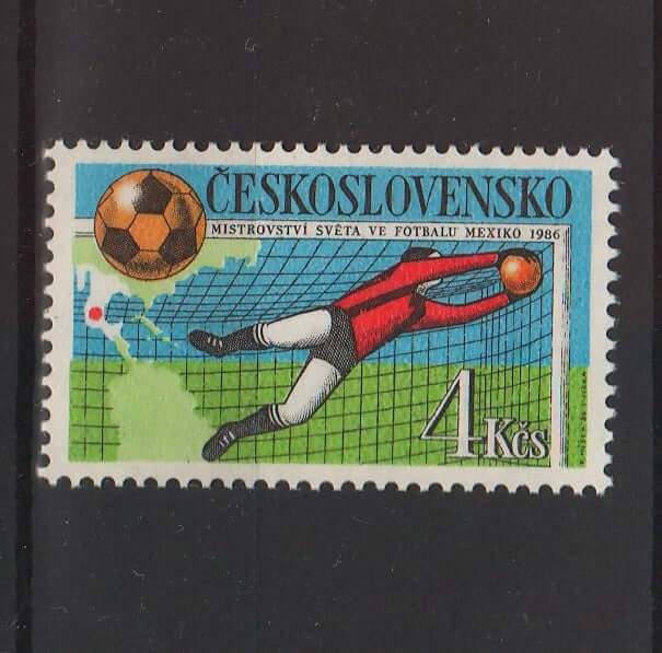 Czechoslovakia 1986 Sport World Cup Soccer MEXICO - (TIP A)