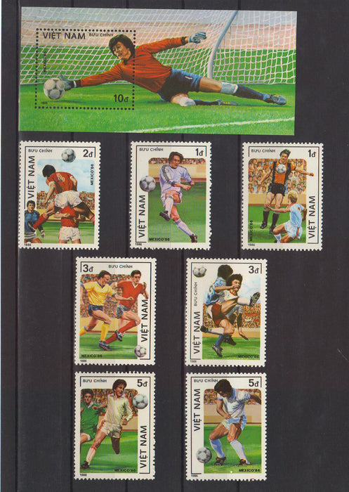 Vietnam 1986 World Cup Soccer MEXICO cv. 10.75$ (TIP A)