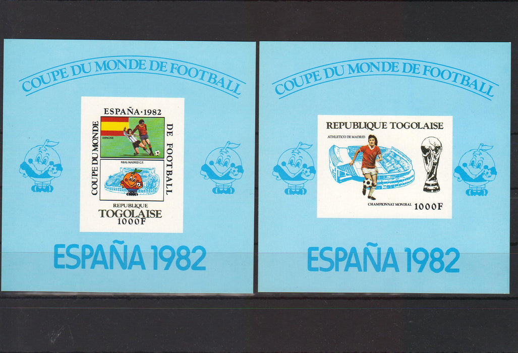 Togo 1982 World Cup Soccer SPAIN cv. 25.00$ (TIP A)