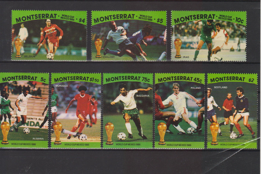 Montserrat 1986 World Cup Soccer MEXICO cv. 7.00$ (TIP A)