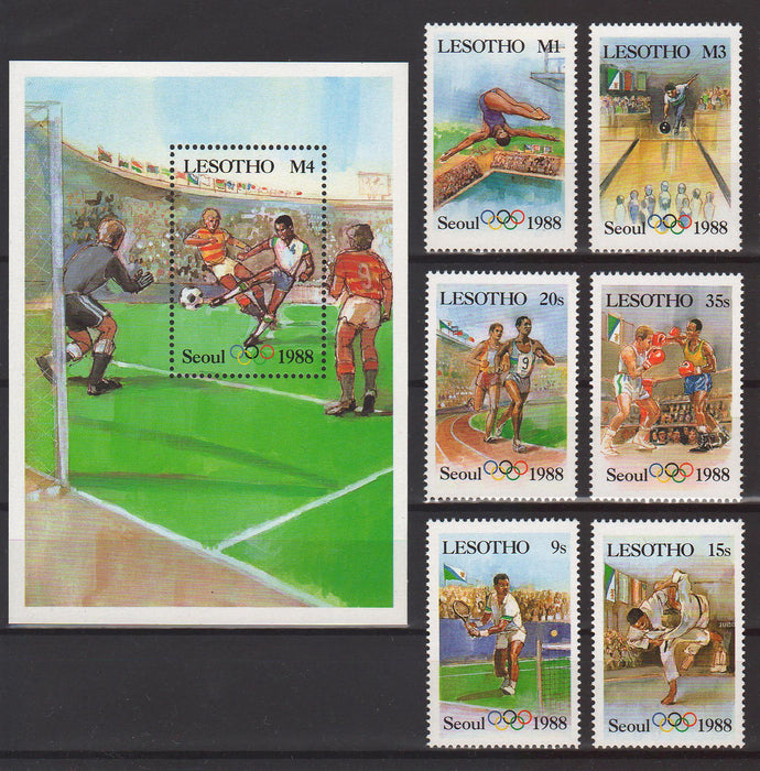 Lesotho 1988 Olympic Games Seoul cv. 8.85$ (TIP A)
