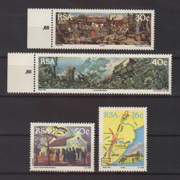 South Africa 1988 The Great Trek 150th Anniversary cv. 5.00$ (TIP A)
