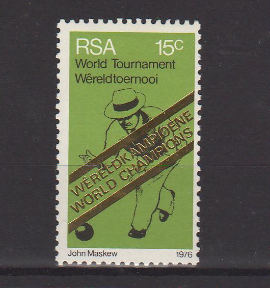South Africa 1976 Victory in 3rd World Bowling Championships cv. 0.45$ (TIP A)