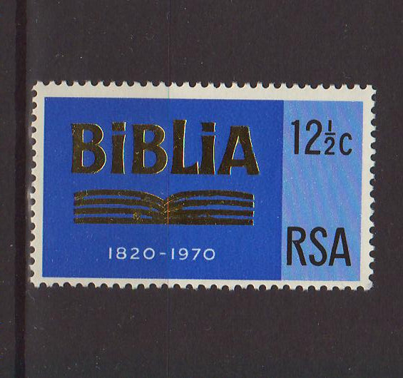 South Africa 1970 150th Anniversary of Bible Society cv. 2.25$ (TIP A)