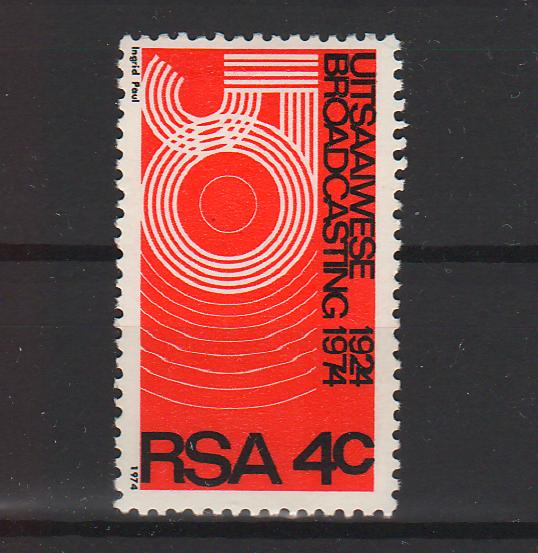 South Africa 1974 50th Anniversary of radio in South Africa cv. 0.40$ (TIP A)