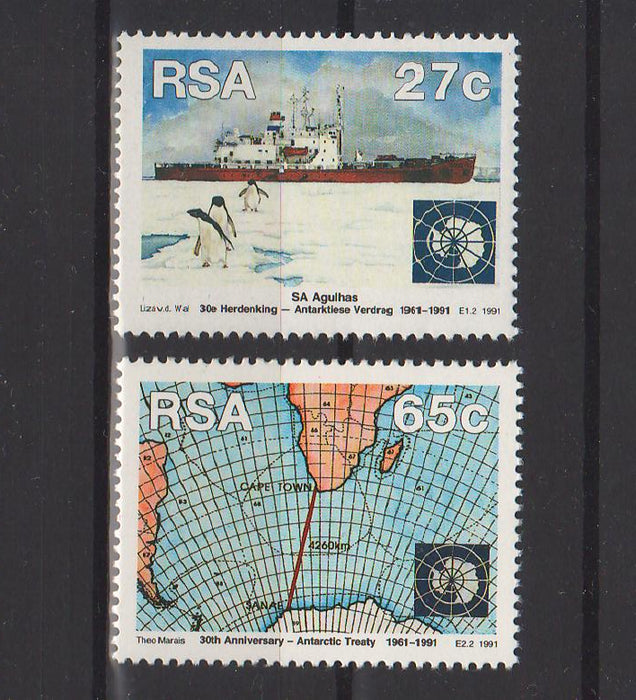 South Africa 1991 Antarctic Treaty cv. 2.95$ (TIP A)