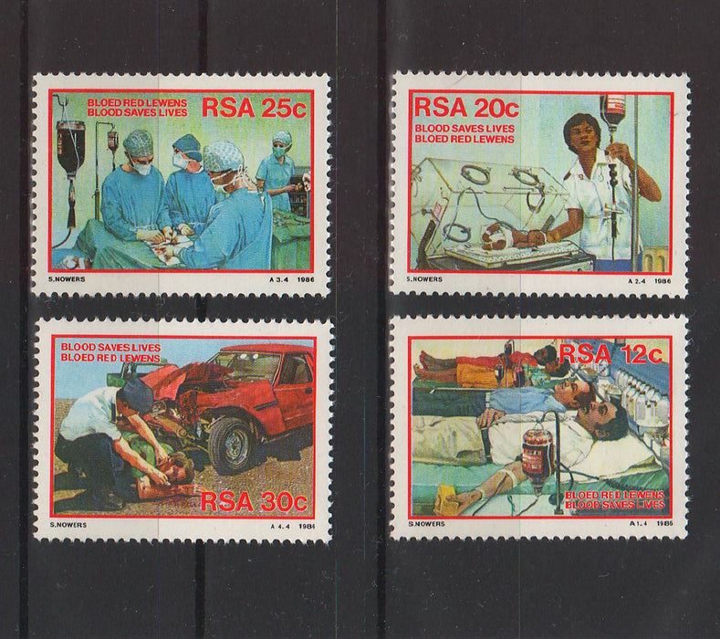 South Africa 1986 Blood Transfusion Services 3.00$ (TIP A)