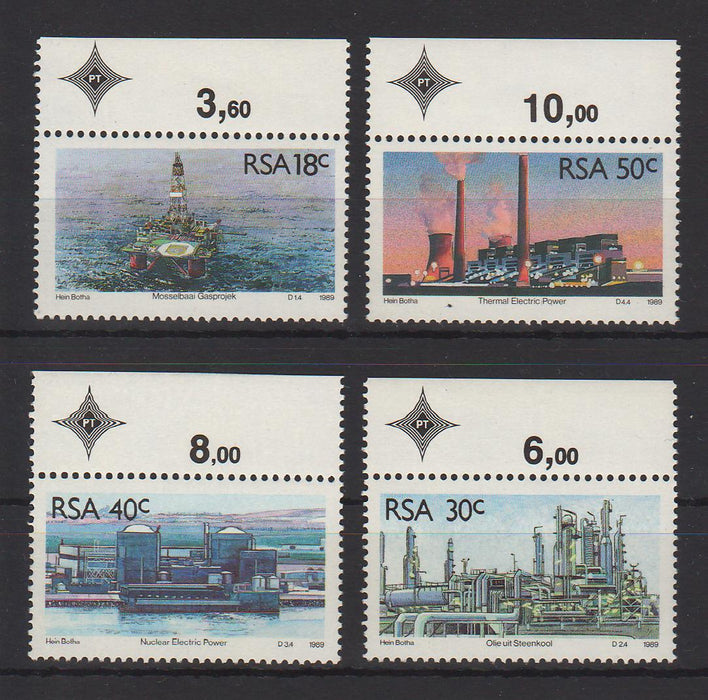 South Africa 1989 Fossil, Fuels, Nuclear and Thermal Power 3.45$ (TIP A)