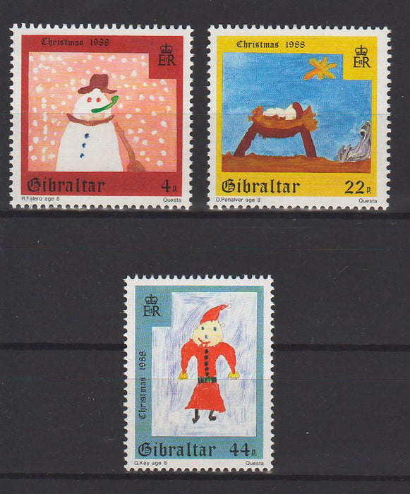 Gibraltar 1988 Christmas 2.25$ (TIP A)