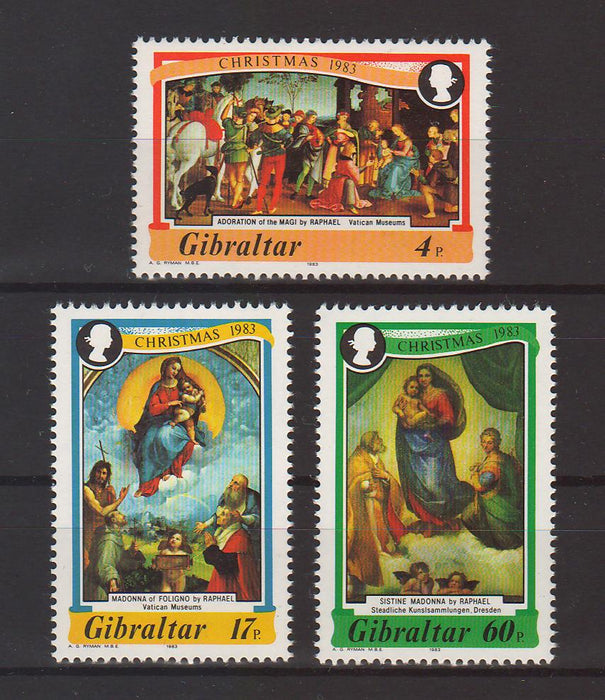 Gibraltar 1983 Christmas 3.20$ (TIP A)