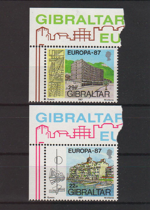 Gibraltar 1987 EUROPA 3.50$ (TIP A)