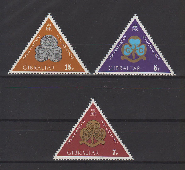 Gibraltar 1975 Girl Guides Emblem 1.65$ (TIP A)
