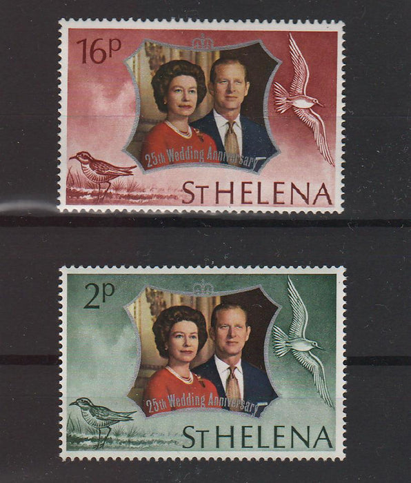 St. Helena 1972 Silver Wedding Issue cv. 0.80$ (TIP A)