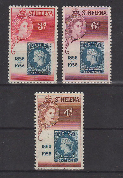 St. Helena 1956 Centenary of the First Postage Stamp cv. 1.15$ (TIP A)