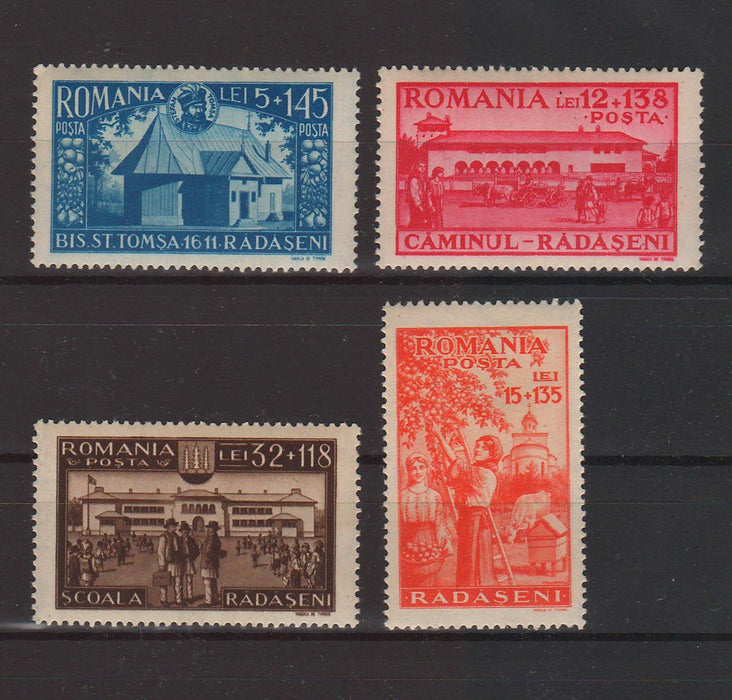 Romania 1944 LP 163 Caminul Cultural Radaseni c.v. 8.20Lei (TIP A)