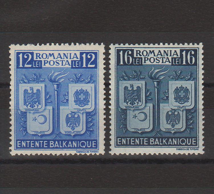Romania 1940 LP 137 Intelegerea Balcanica c.v. 5.10Lei (TIP B)