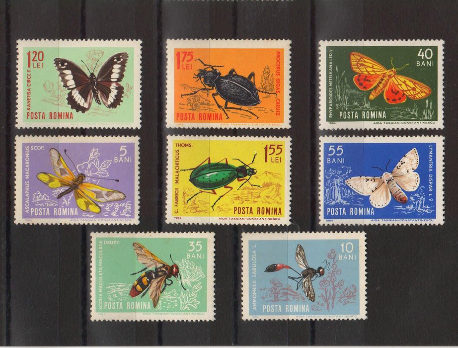 Romania 1964 Insecte din fauna tarii noastre (TIP A)