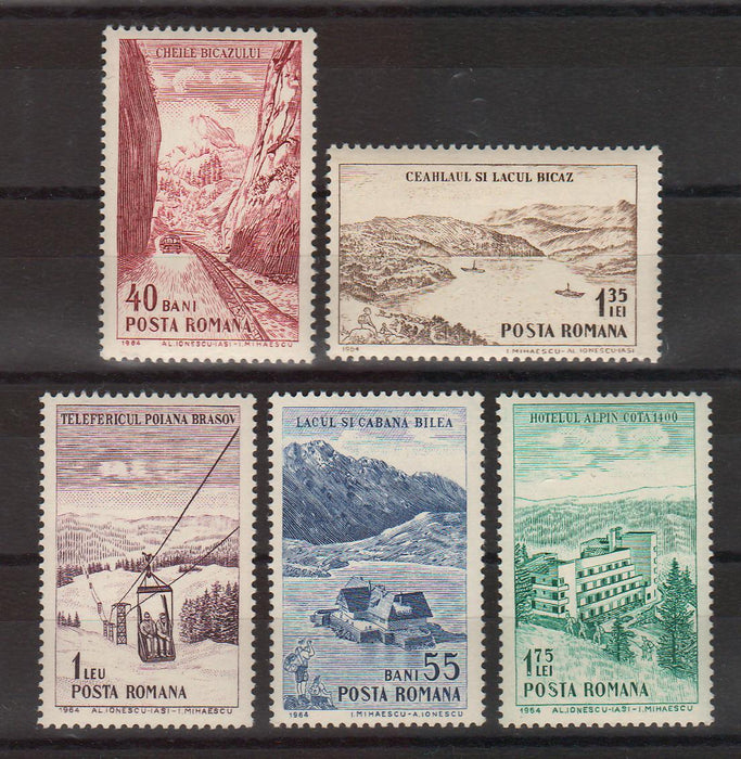 Romania 1964 Puncte turistice la munte (TIP A)