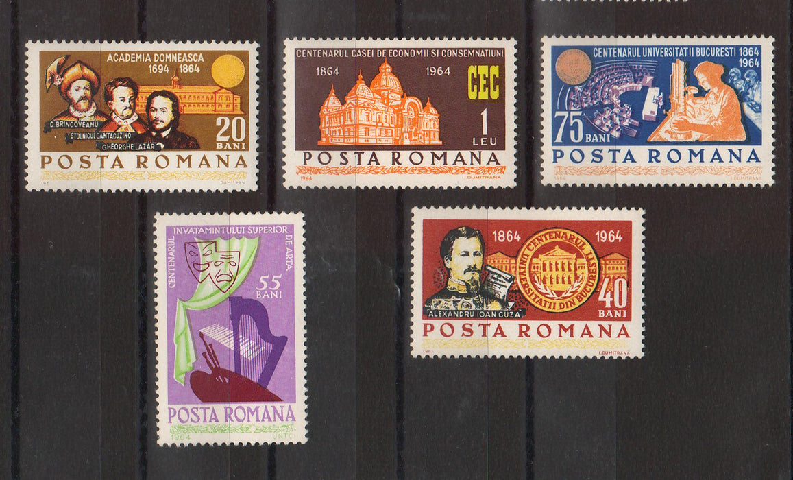 Romania 1964 Centenare (TIP A)