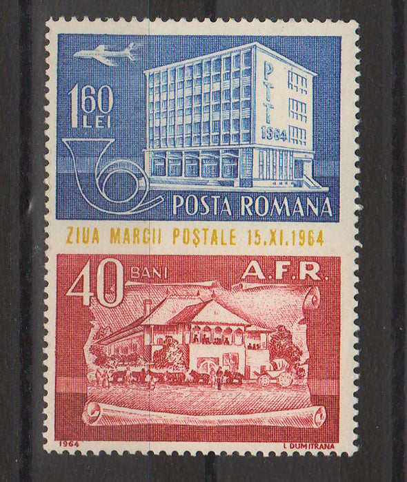 Romania 1964 Ziua marcii postale romanesti (TIP A)