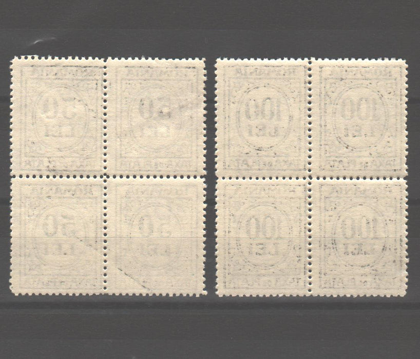 Romania 1942 Taxa de plata cu inscriptie ROMANIA- format mic bloc x4 (TIP D)
