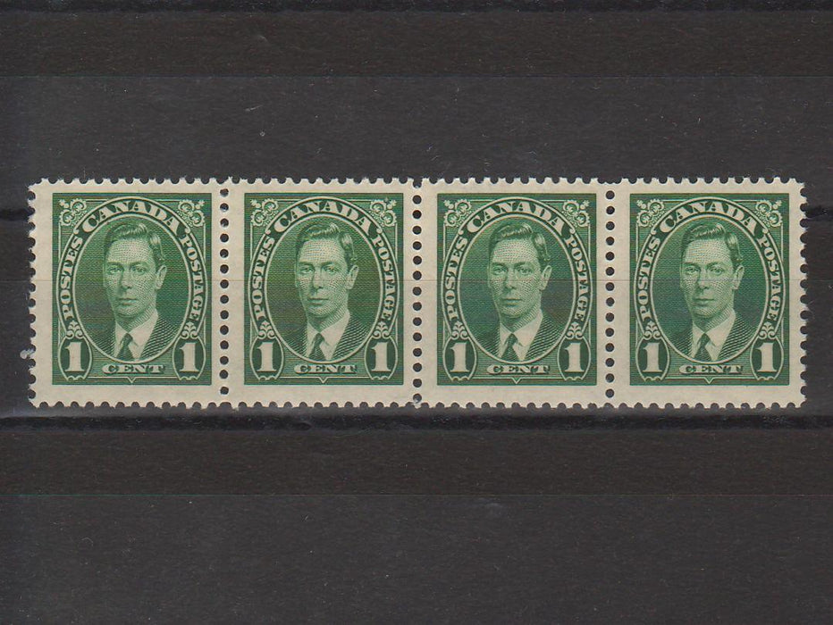Canada 1937 King George VI block of 4 cv. 2.00$ (TIP A)