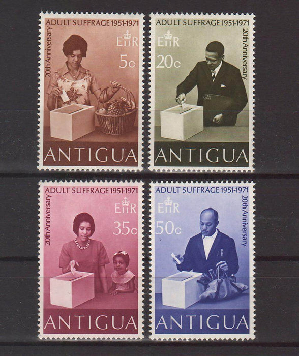 Antigua 1971 Market Women Voting cv. 1.00$ (TIP A)