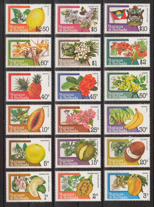 Antigua & Barbuda 1983 Fruits cv. 36.00$ (TIP A)