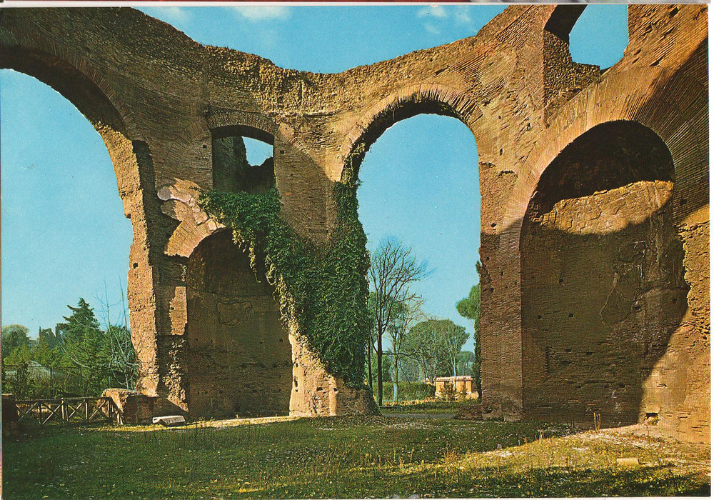 Postcard Italia Roma Terme di Caracalla Tempio di Giove (TIP A)