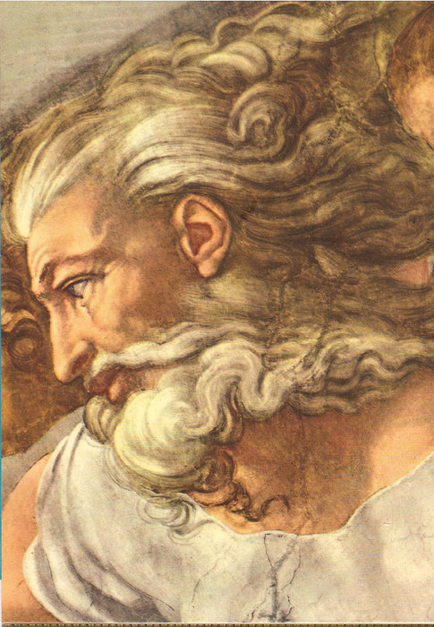 Postcard Italia Michelangelo Il Padre Eterno (TIP A)