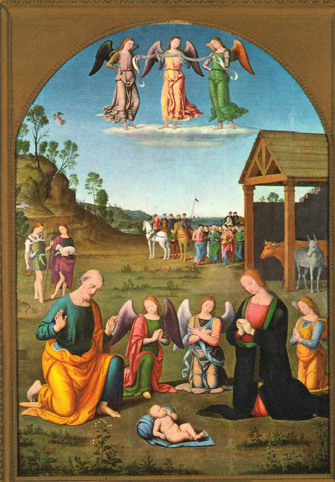 Postcard Italia Citta del Vaticano Pinacoteca - Adorazione del Magi (TIP A)