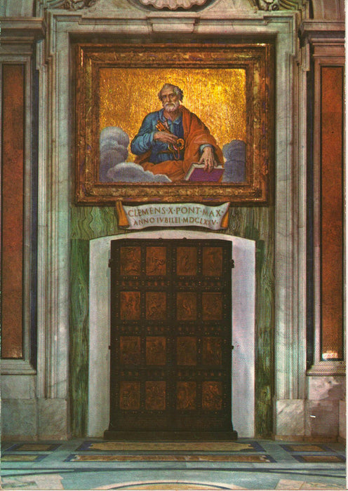Postcard Italia Roma Basilica di S. Pietro - Porta Santa (TIP A)