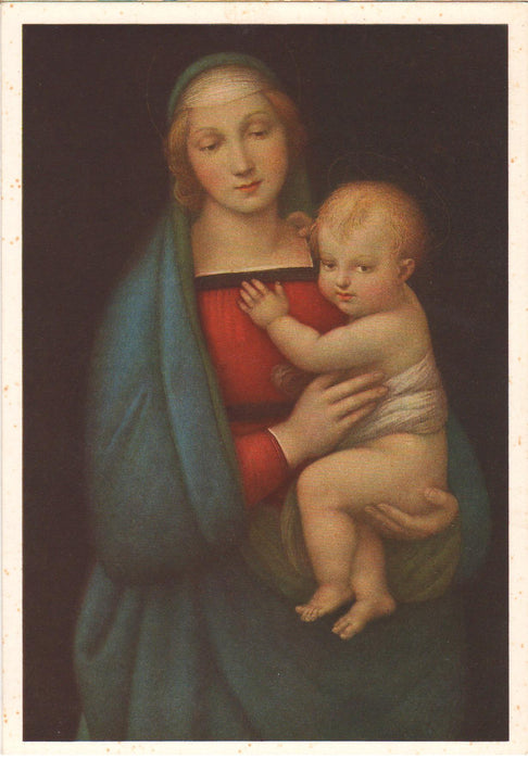 Postcard Italia Raffaello Madona di Granduca (TIP A)