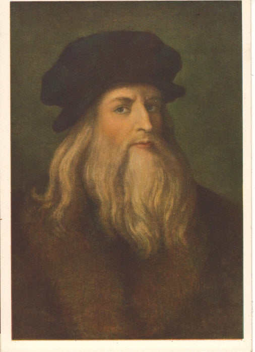 Postcard Italia Leonardo da Vinci - Autoritratto (TIP A)