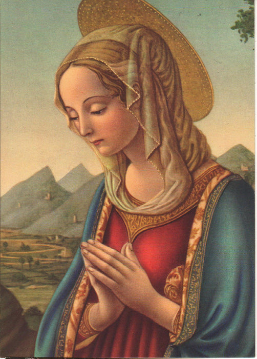 Postcard Italia Botticini F. La Vergine (TIP A)