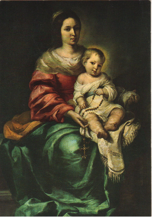 Postcard Italia Firenze Galleria Pitti Madonna del Rosario (TIP A)