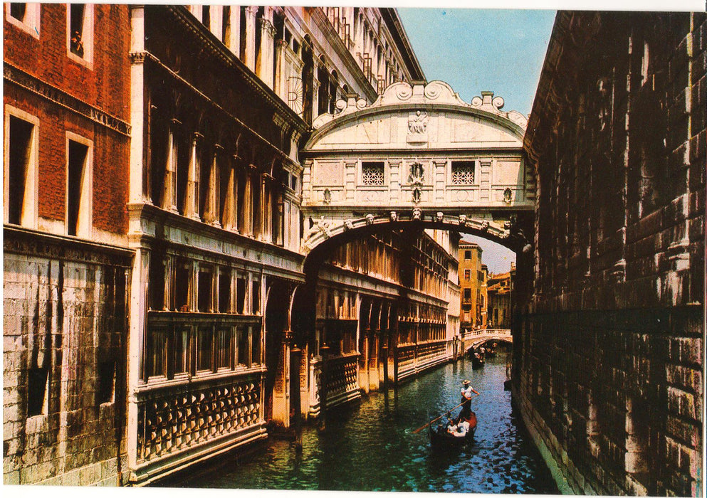 Postcard Italia Venezia Ponte del Sospiri (TIP A)
