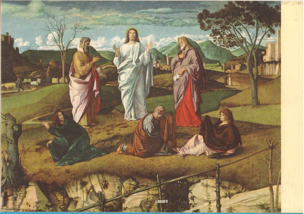 Postcard Italia Giovanni Bellini - La transfigurazione (TIP A)