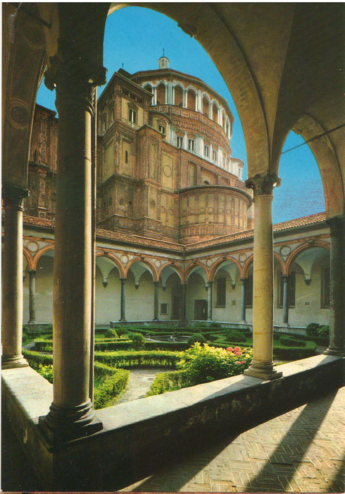 Postcard Italia Milano Chiesa di S. Maria Grasie - Il chiosiro (TIP A)