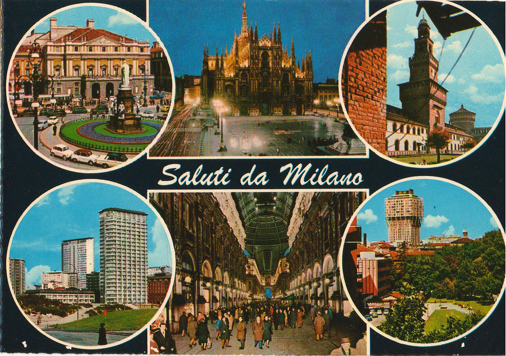 Postcard Italia Milano (TIP A)