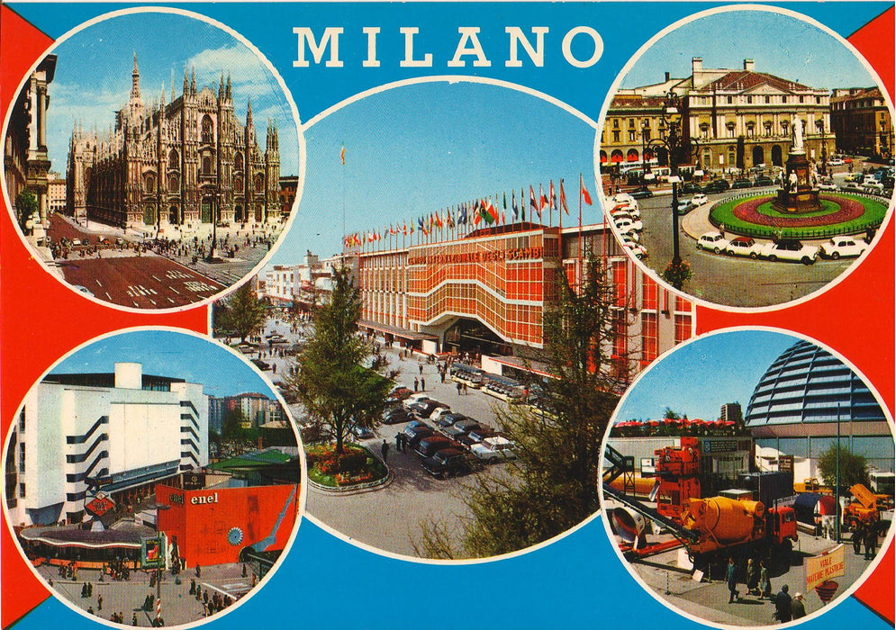 Postcard Italia Milano (TIP A)