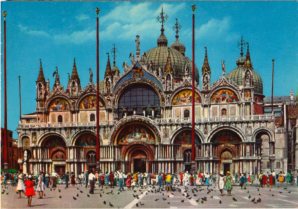 Postcard Italia Venezia Basilica di S. Marco (TIP A)