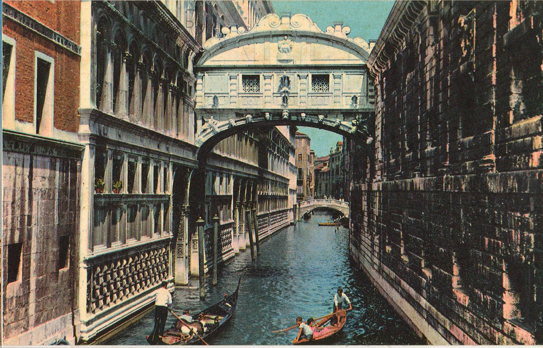 Postcard Italia Venezia Ponte del Sospiri (TIP A)