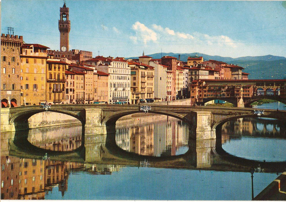 Postcard Italia Firenze Ponte S. Trinita (TIP A)