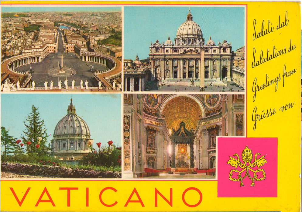 Postcard Italia Vatican (TIP A)