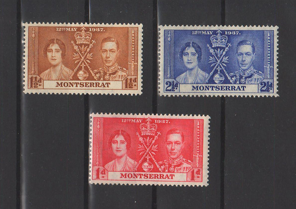 Montserrat 1937 Coronation Issue cv. 1,75$ (TIP A)